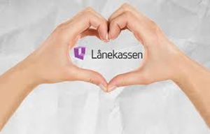 Hender som former eit hjerte kring Lånekassen sin logo